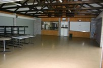 Hall available for hire.